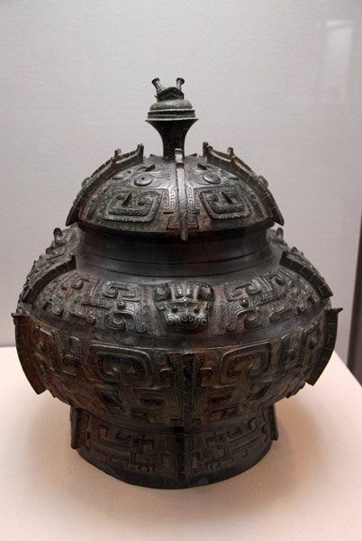 Bronze Bu Jar, Shang Dynasty (China) 13-11th C. BC