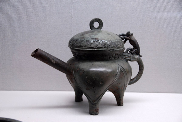 Bronze He Wine Vessel, Western Zhou Dynasty (China) 9-8th C. BC