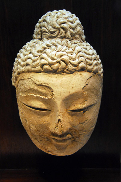 Head of Buddha, Khotan (China) 5th-6th C. AD