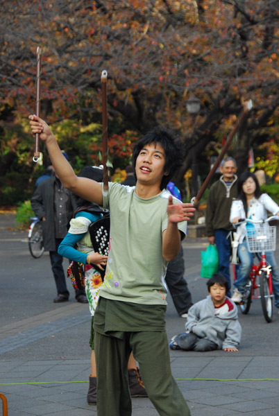 Performer in Ueno Park