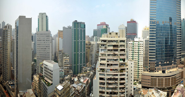 View from Brian V's apt in Central