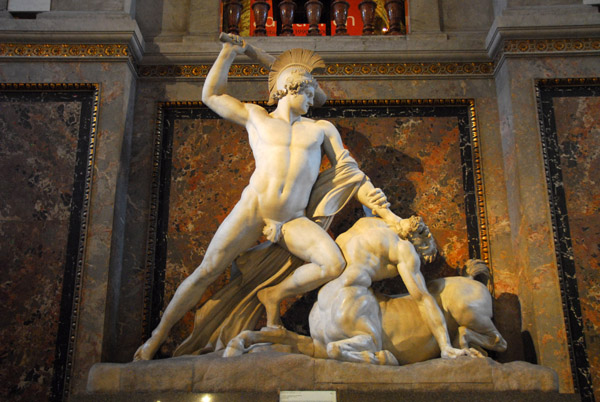 Thesus Slaying the Centaur by Antonio Canova, 1805-1819