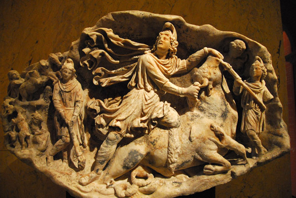Mysteries of Mithras relief, Roman, 2nd C. AD