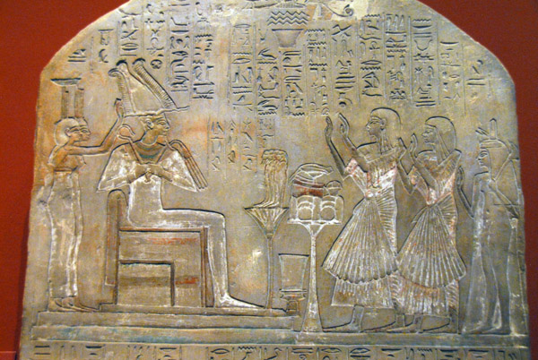 Stele of Pa-nehesi, 19th Dynasty from the reign of Sethos I (1304-1290 BC)