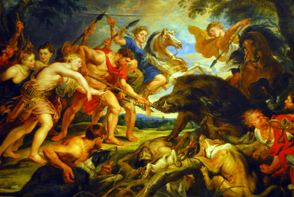 The Calydonian Boar Hunt, Peter Paul Rubens, ca 1617