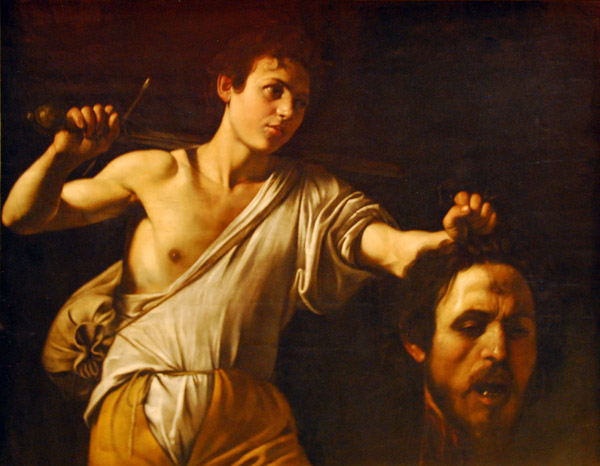 David with the Head of Goliath, Caravaggio, ca 1606, Kunsthistorisches Museum Wien