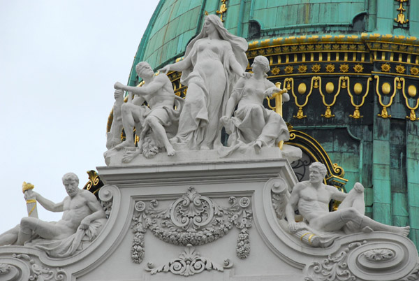 Michaelerkuppel sculpture, Hofburg