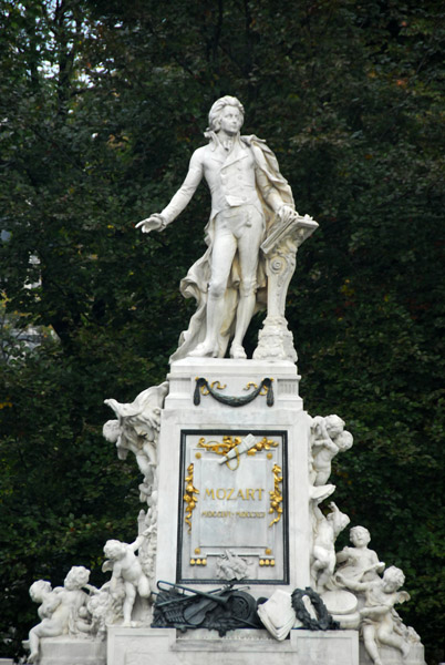 Mozart Memoria, Burggarten - Vienna