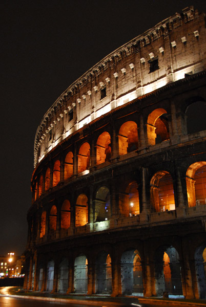 Colosseum at night