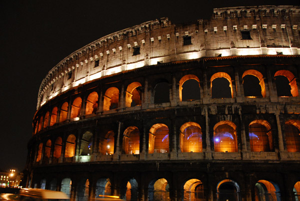 Colosseum at night, Rome
