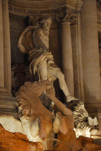 Trevi Fountain at night