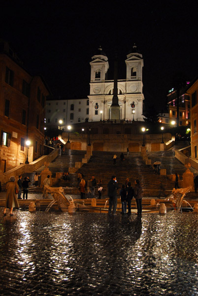 Spanish Steps at night