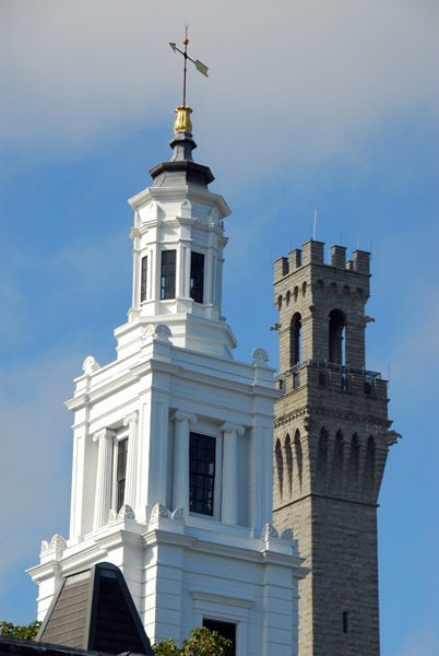 Tower of the Unitarian Church with the Pilgrim Monument
