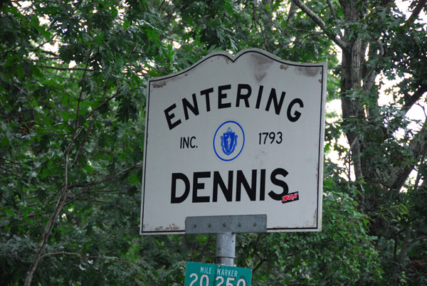 Entering Dennis, Massachusetts (Cape Cod)