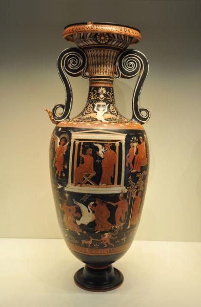Vessel with Leda and the Swan, Greek (Apulia, South Italy) ca 330 BC