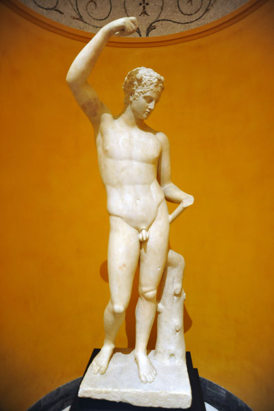 Roman copy of 4th C. BC Greek original by Praxiteles (375-340 BC)