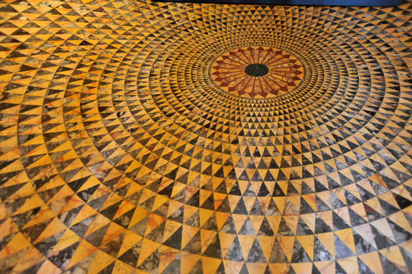 Mosaic floor of the Herakles Room, Getty Villa