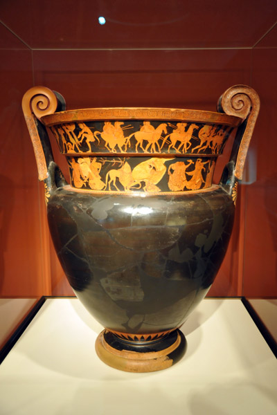 Mixing Vessel with Mythological Scenes, Athens ca 490 BC