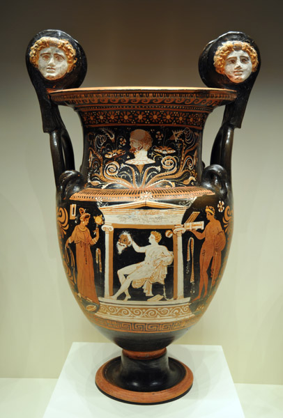Krater with a deceased youth, 330-320 BC