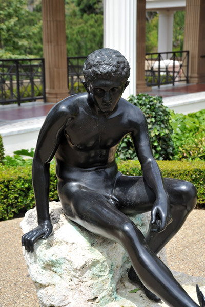 Bronze Seated Hermes, Getty Villa