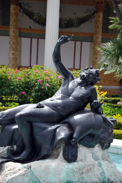 Bronze statue, Getty Villa