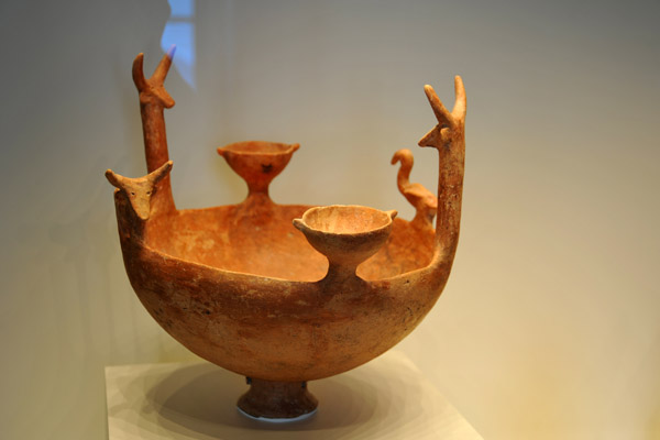 Early Cypriot bowl with Cattle and Vulture, 2300-1900 BC