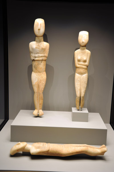 Canonical Female Figures, early Cycladic, 2600-2400 BC