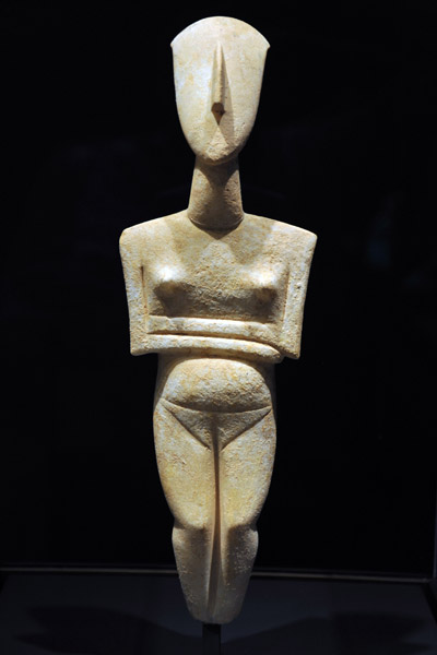 Pregnant Female Figure, early Cycladic, 2700-2300 BC