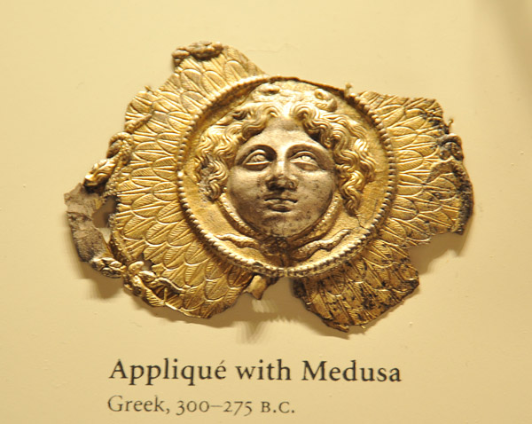 Appliqu with Meduca, Greek, 300-275 BC