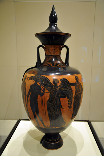 Prize vessel from the Athenian Games, 363-362 BC