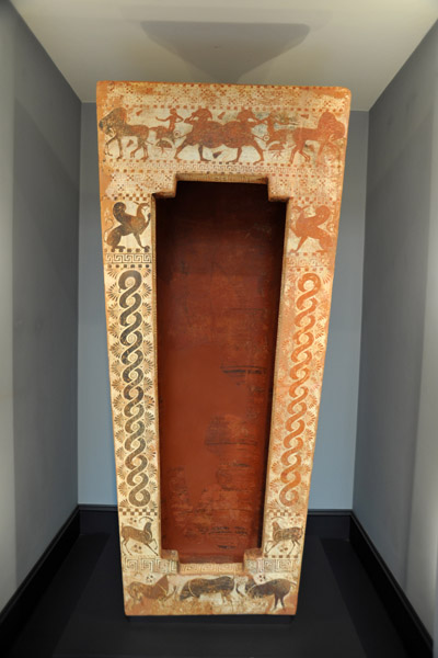 Terracotta Sarcophagus, Clazomenae (Turkey) 480-470 BC