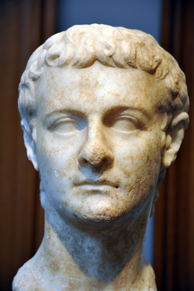 Head of Emperor Caligula made in Asia Minor ca 40 AD
