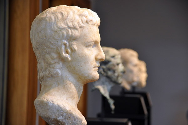 Bust collection of the Getty Villa