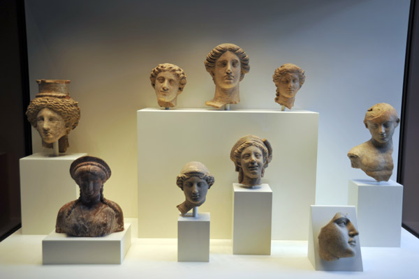 Various female heads
