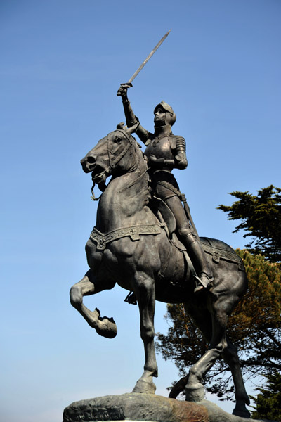 Jean d'Arc on horseback