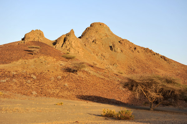 Mountains along Oman Route 8 southwest of Sohar