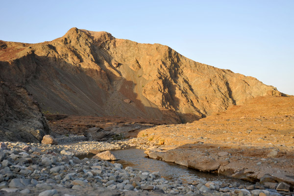 A wadi with water along Oman Route 8