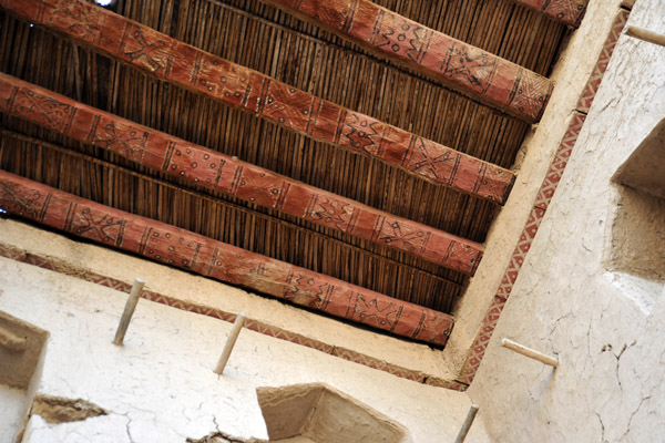 Ceiling with painted beams, Al Selaif