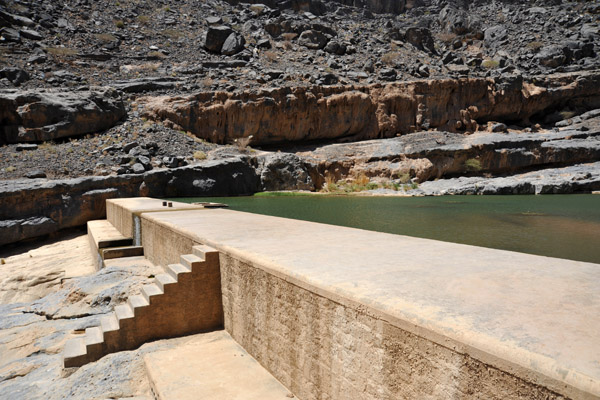 The dam at Wadi Damm