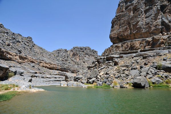 Lake at Wadi Dham, Oman
