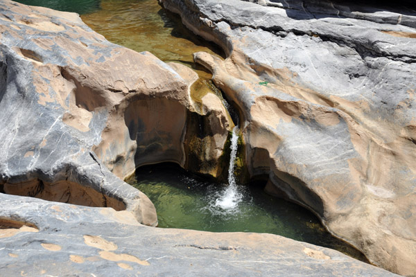 Small waterfall, Wadi Dham