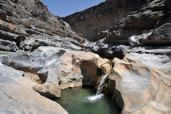 Waterfall at Wadi Dham, Oman