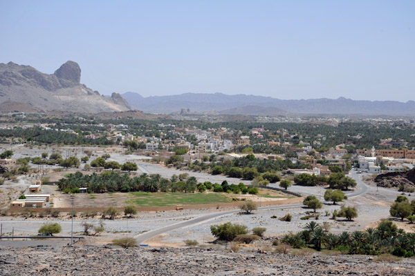 View of Al Hamra from the Misfat Al Abryeen Road