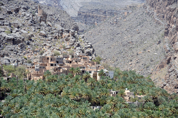 Scenic mountain oasis village of Misfat Al Abryeen
