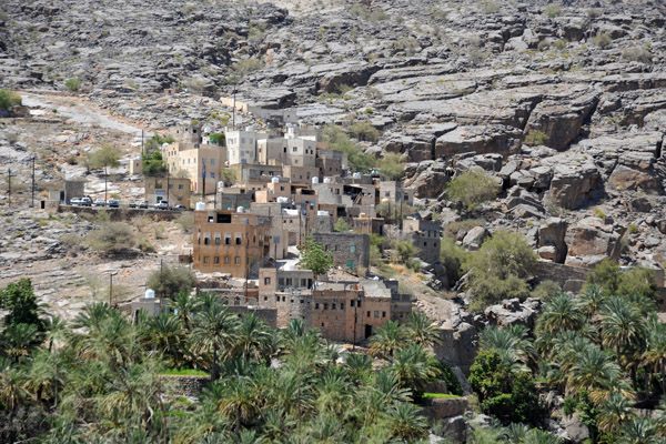 The new village at Misfat Al Abryeen