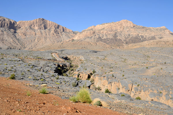 Driving up Jabal Shams, Oman