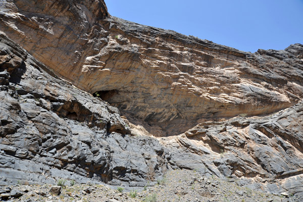 Overhanging cliffs offered ancient people shelter and protection