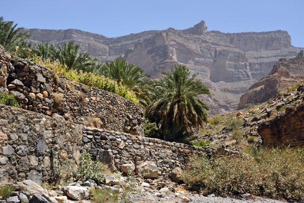 Village of An Nakhur 7km through the narrow gorge deep within Jabal Shams