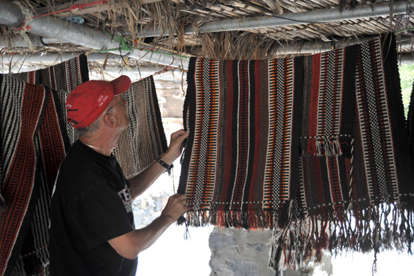 Tempting, but no sale...carpets of the Jabal Shams region, Oman