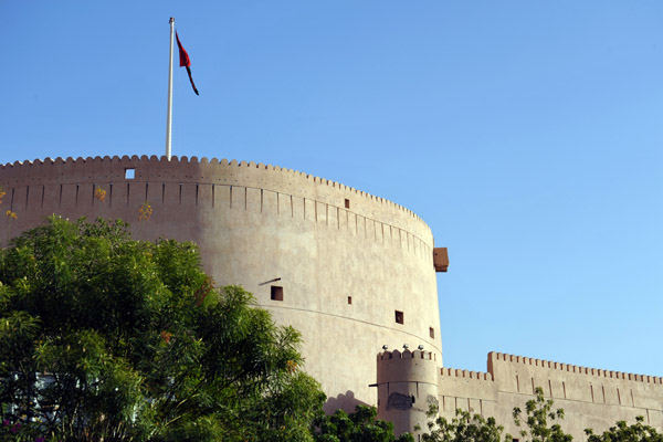 The cannon tower of Nizwa Fort